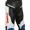 Honda CBR Blue Real Leather Motorcycle Pant Honda CBR Blue Real Leather Motorcycle Pant